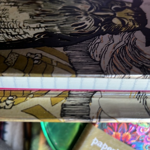 Grimm winking owl journal new notebook lined paper hard cover - Picture 3 of 4